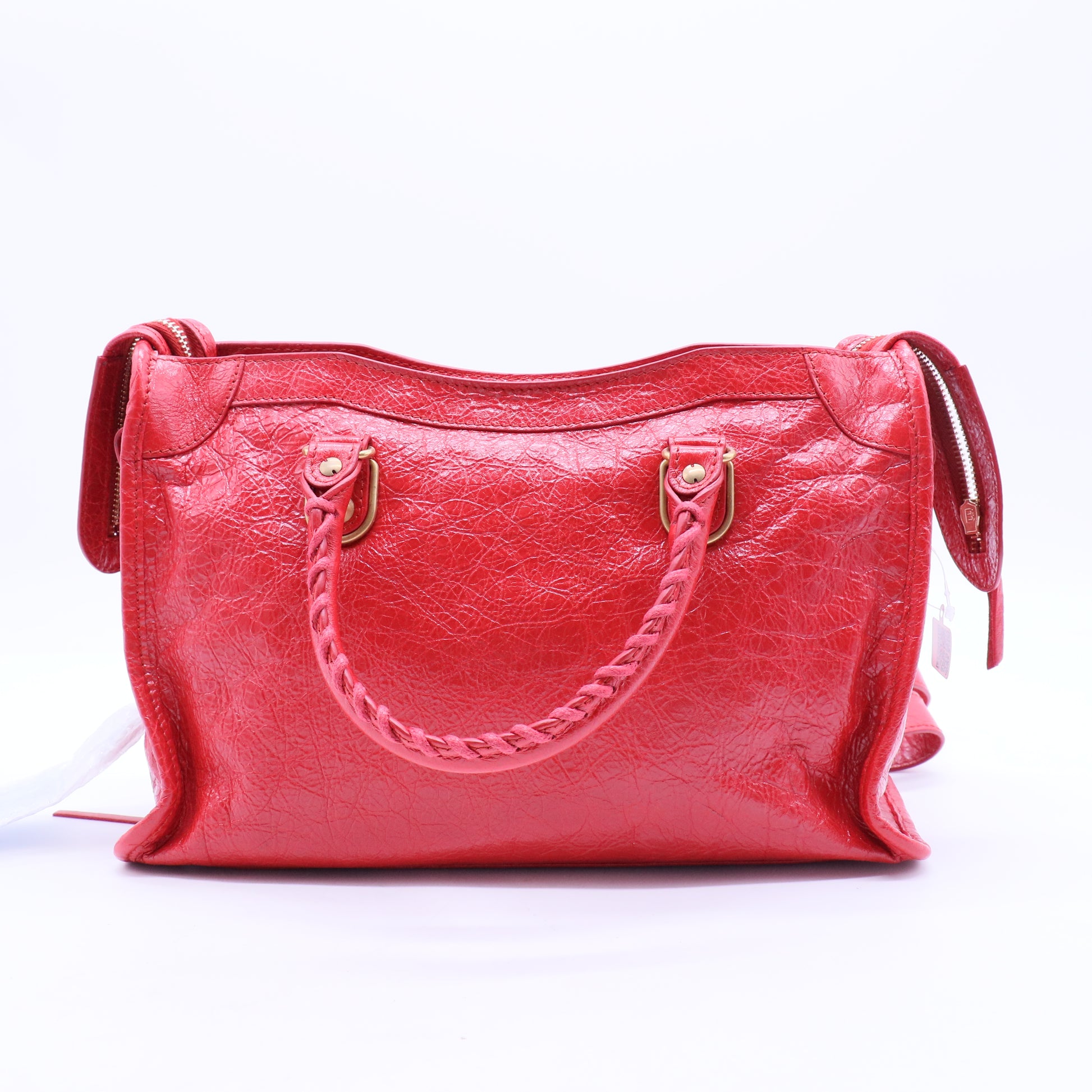 balenciaga City Classic Metallic Edge Bag Leather Mini Twins LDJ2496
