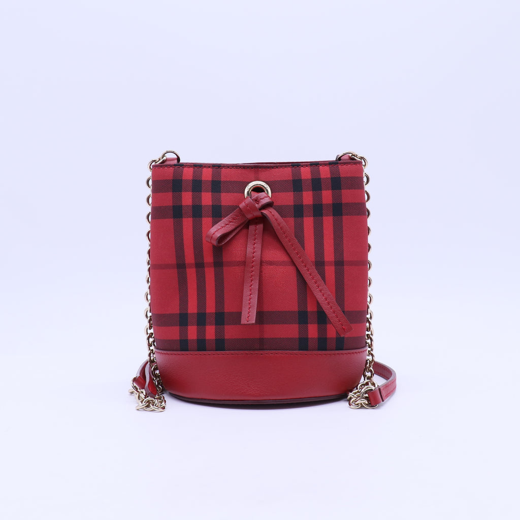 Red Checkered Bucket B21724