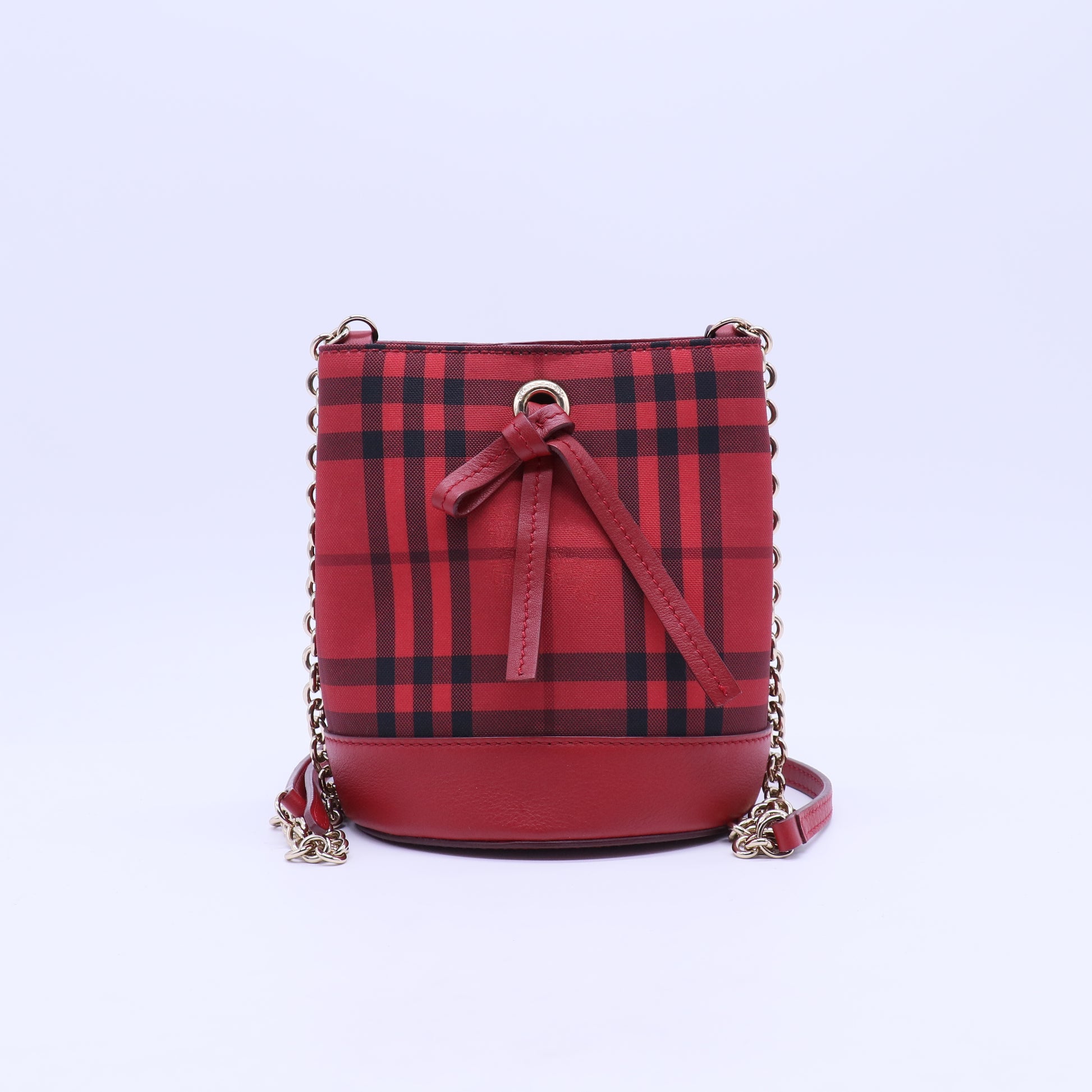 Red Checkered Bucket B21724