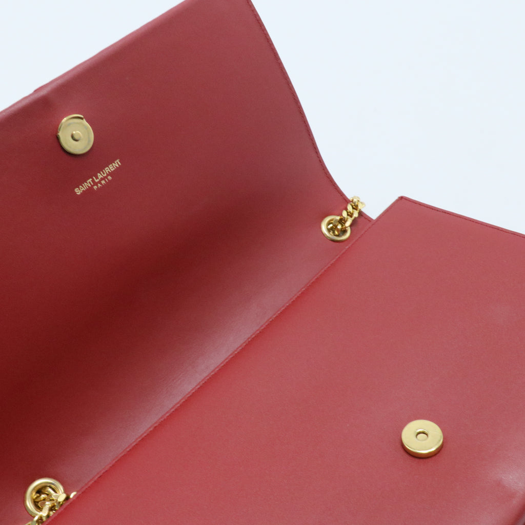 Classic Monogram Tassel Crossbody Bag Leather Small