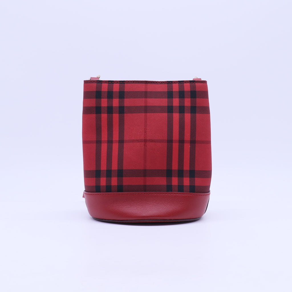 Red Checkered Bucket B21724