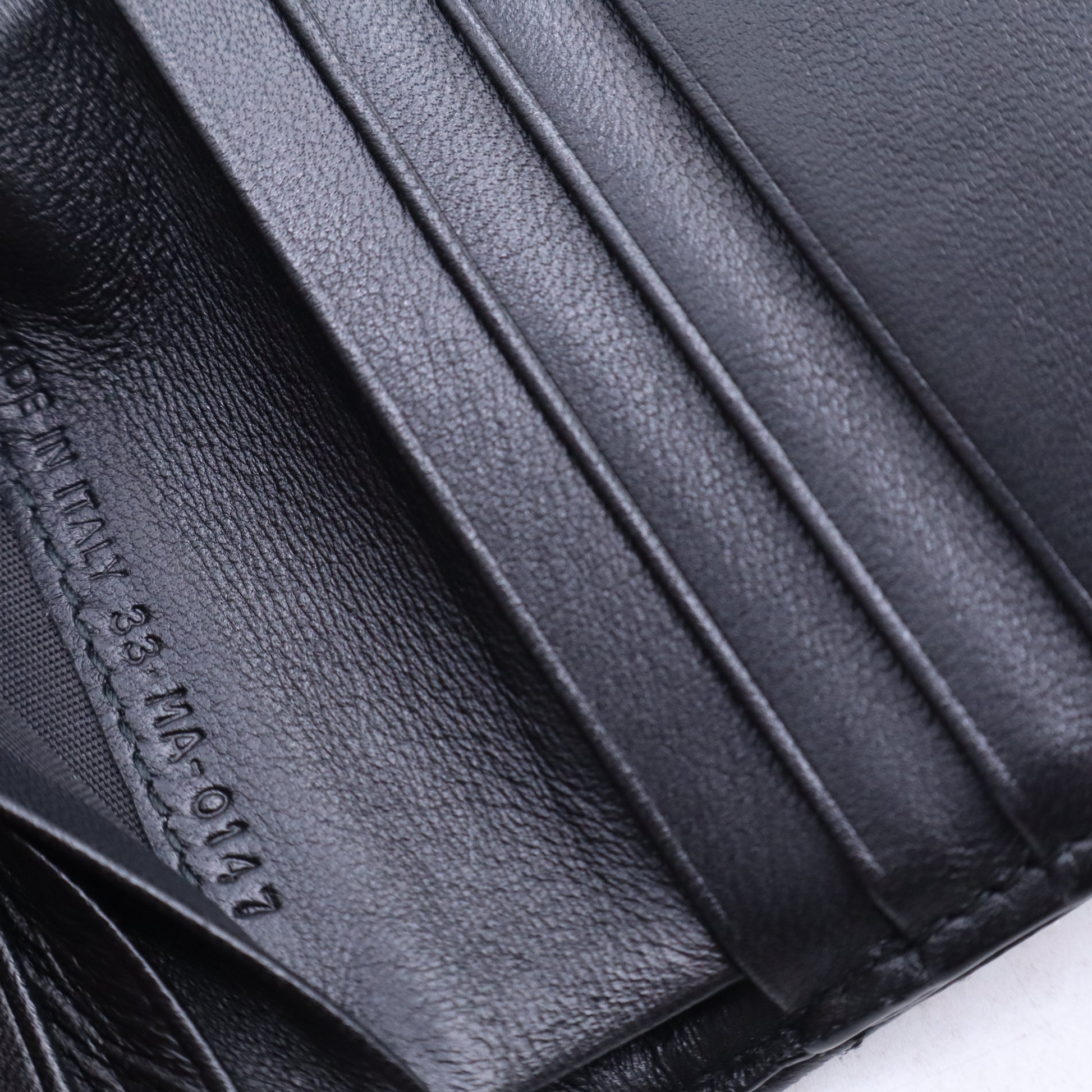 Lambskin Cannage Dioraddict Flap Wallet Black W21141