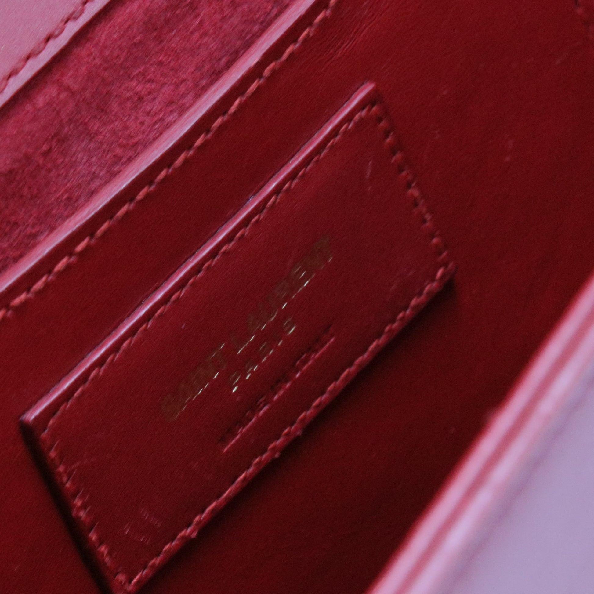 Classic Monogram Tassel Crossbody Bag Leather Small