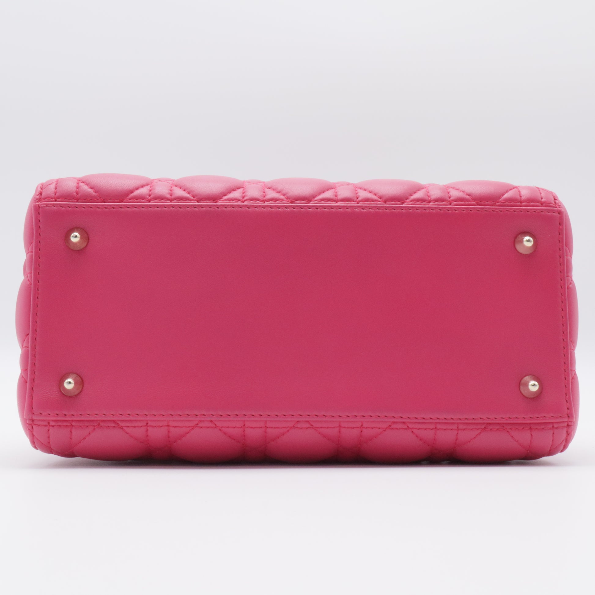 Lady Dior Bag Cannage Quilt Lambskin Medium