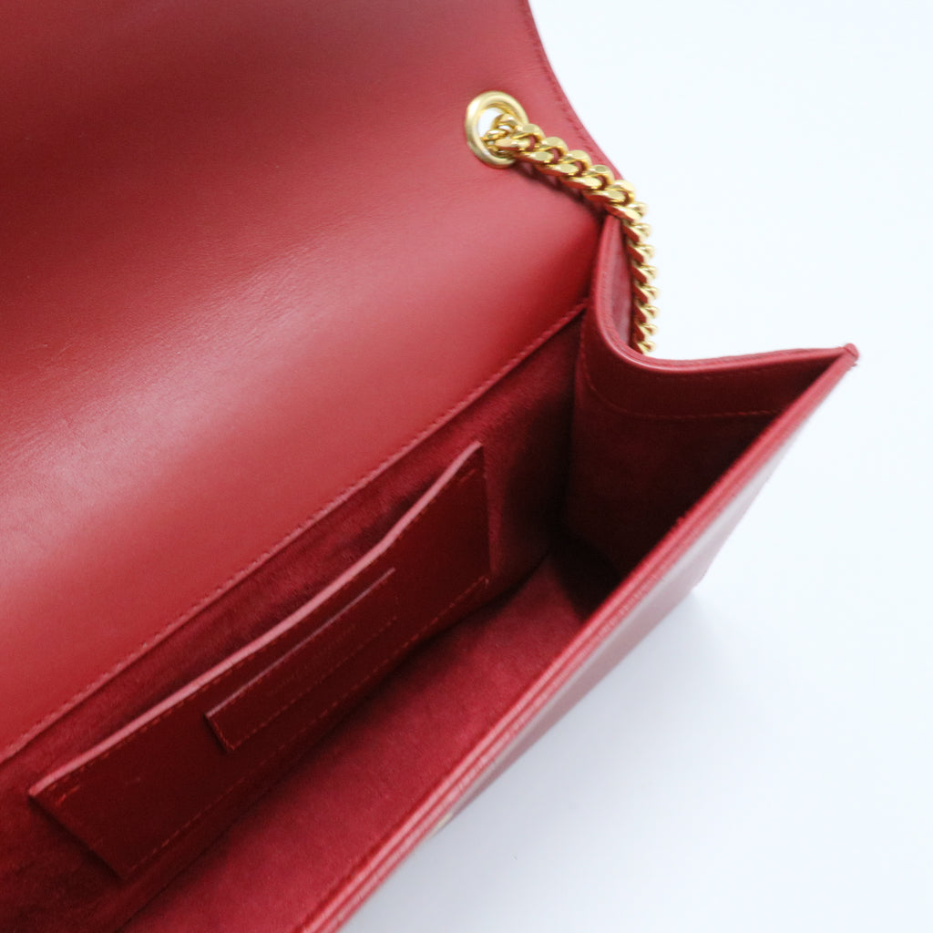 Classic Monogram Tassel Crossbody Bag Leather Small