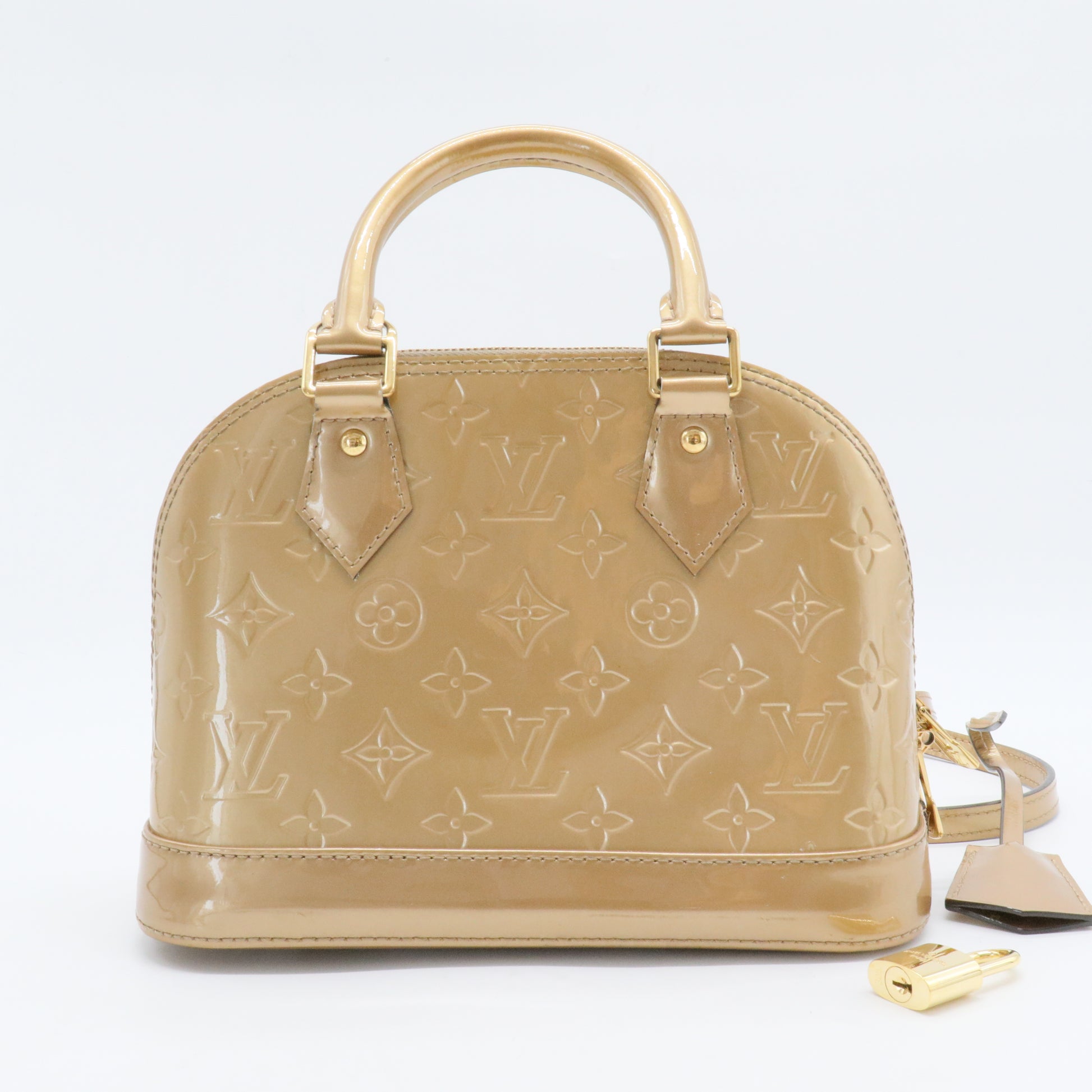 Alma Handbag Monogram Vernis BB