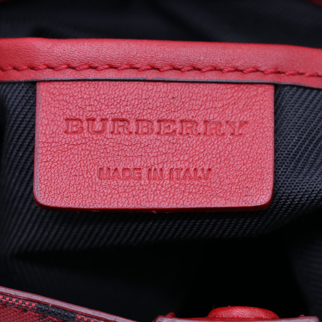 Red Checkered Bucket B21724