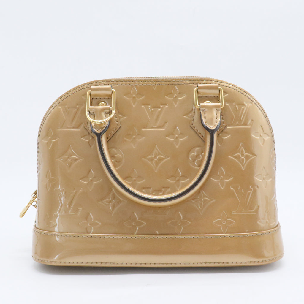 Alma Handbag Monogram Vernis BB