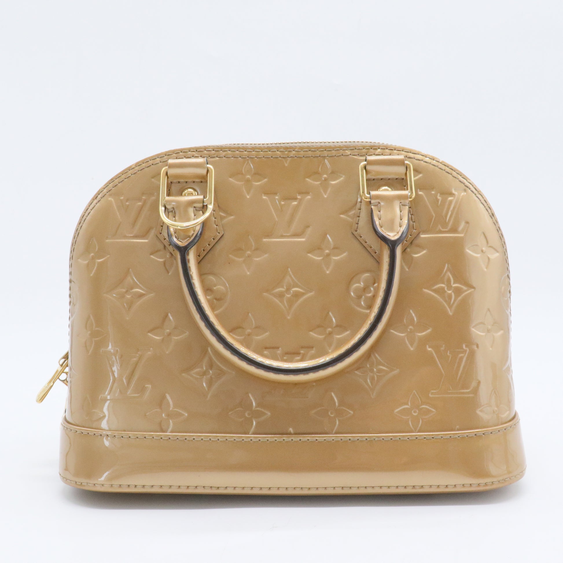Alma Handbag Monogram Vernis BB