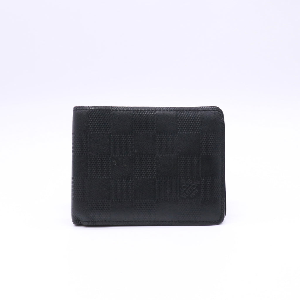 Louis Vuitton Damier Infini Slender Wallet Onyx Twins LDJ4726