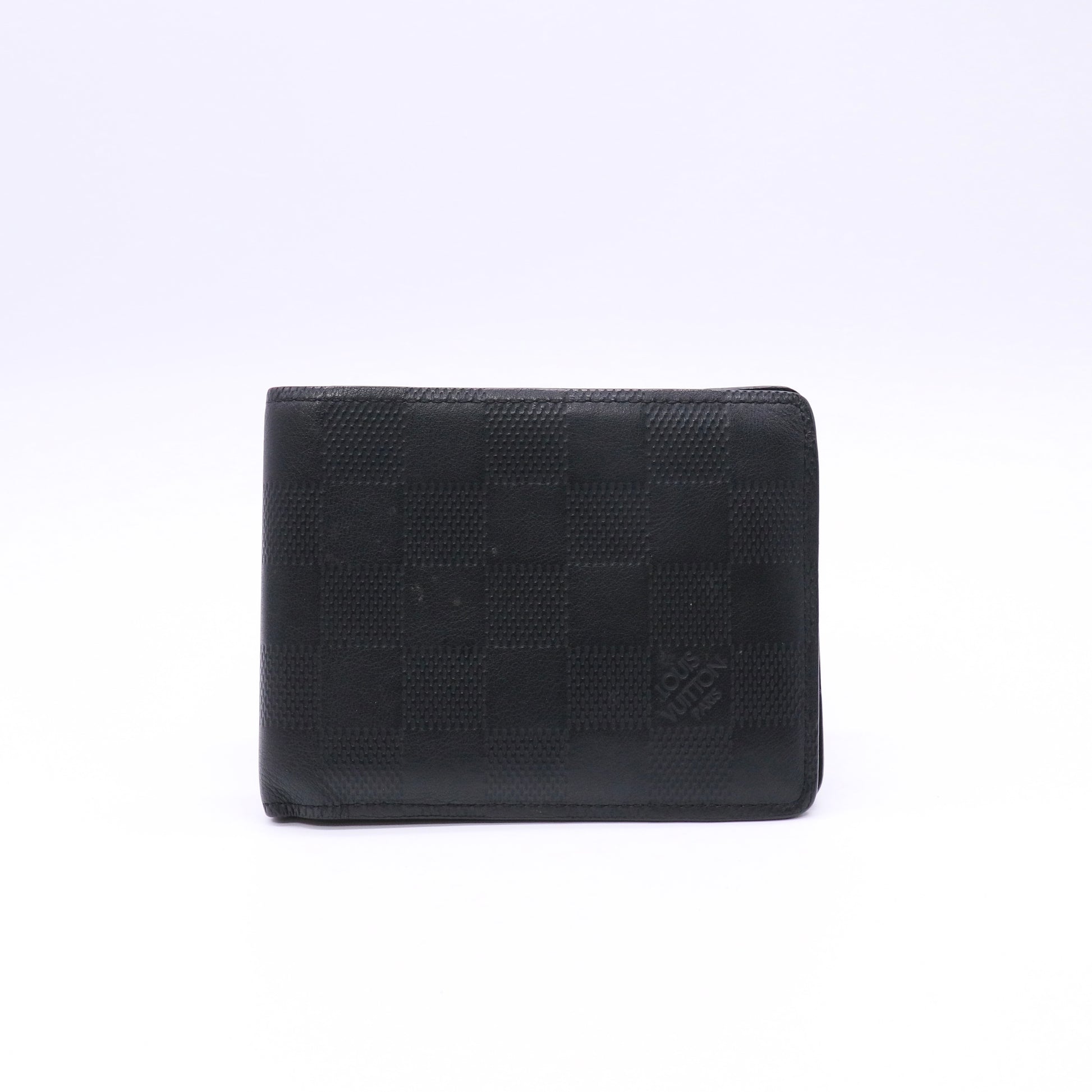 Louis Vuitton Damier Infini Slender Wallet Onyx Twins LDJ4726