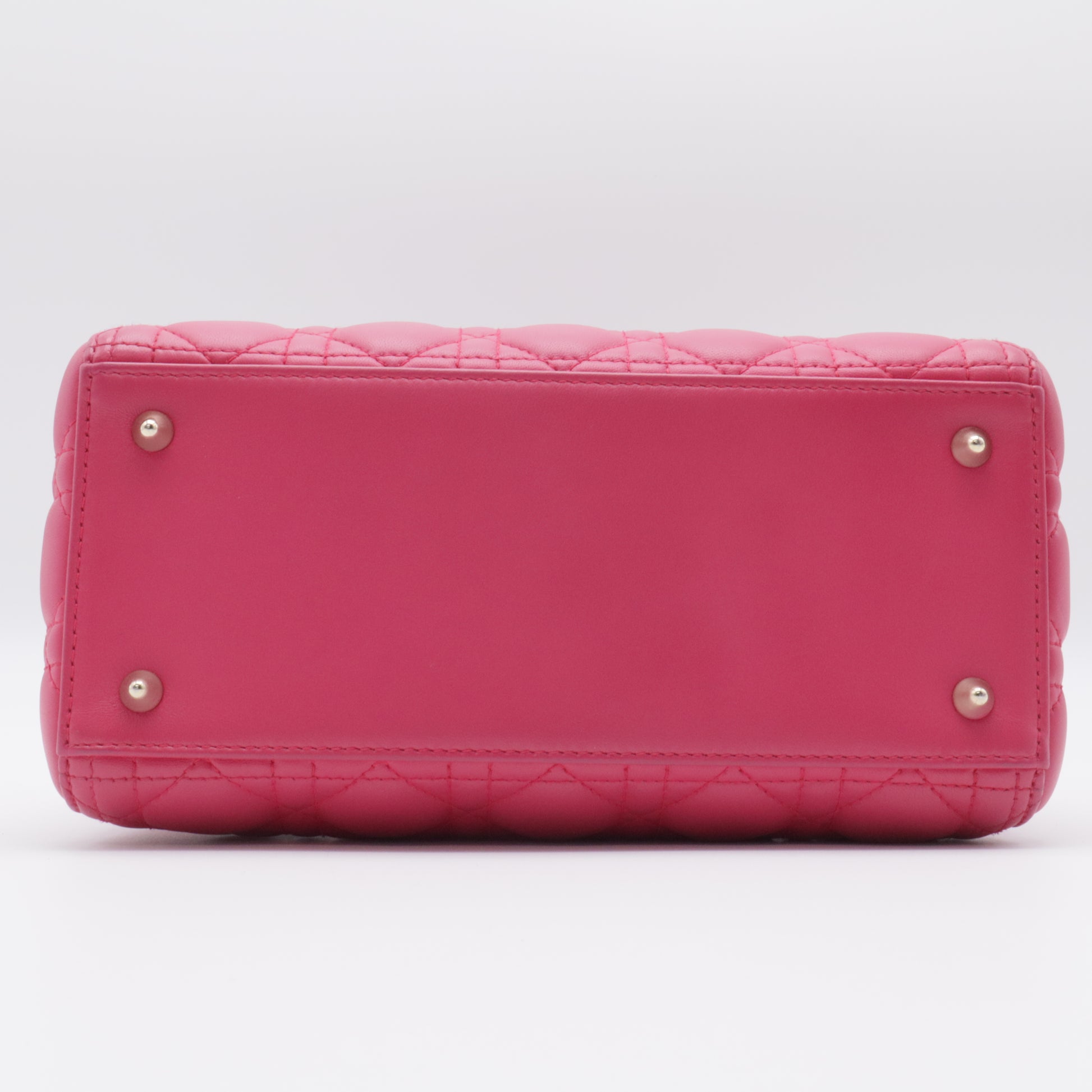 Lady Dior Bag Cannage Quilt Lambskin Medium