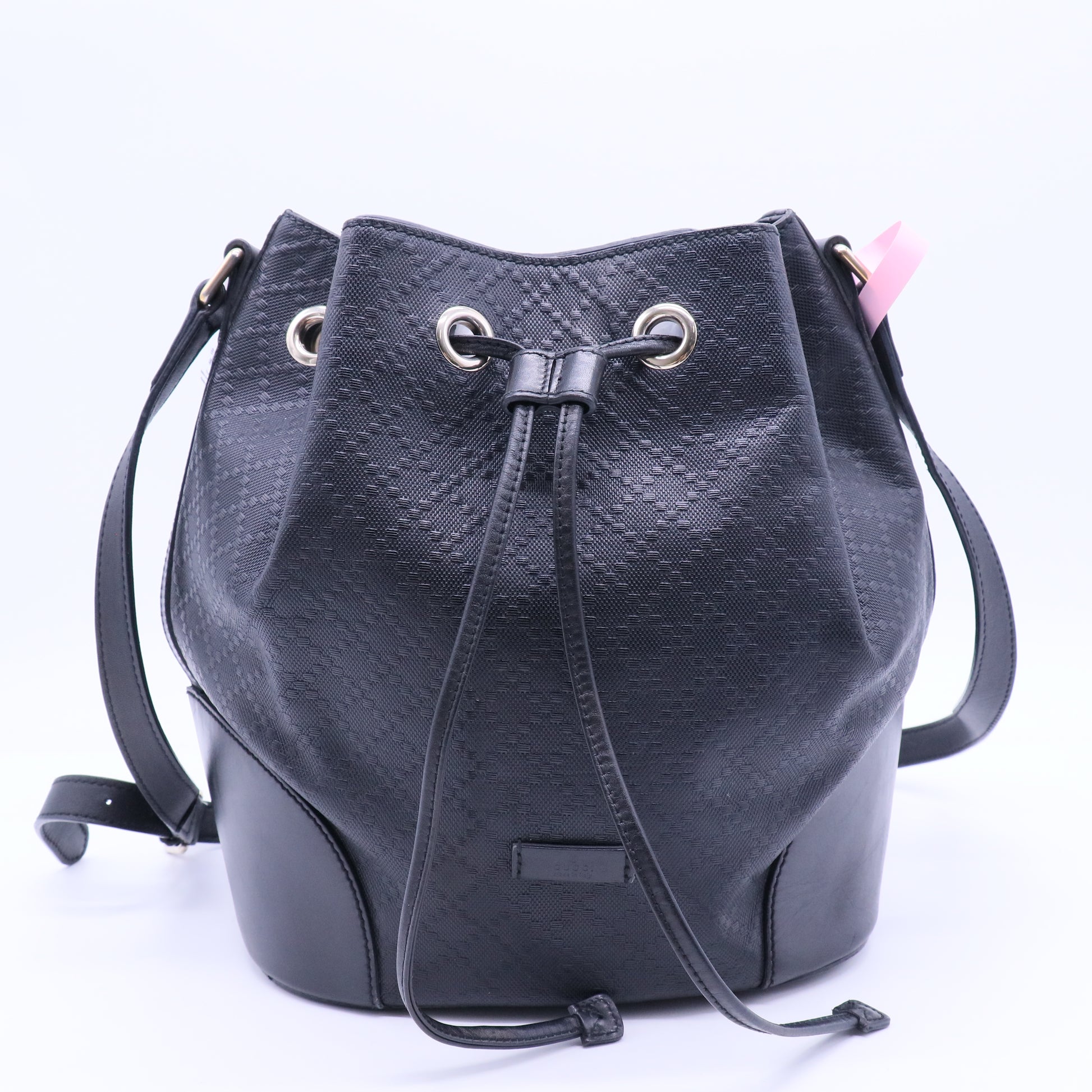 Gucci Bright Bucket Bag Diamante Leather Large Twins LDJ2473