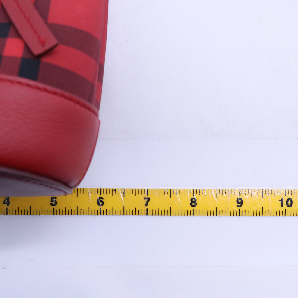 Red Checkered Bucket B21724