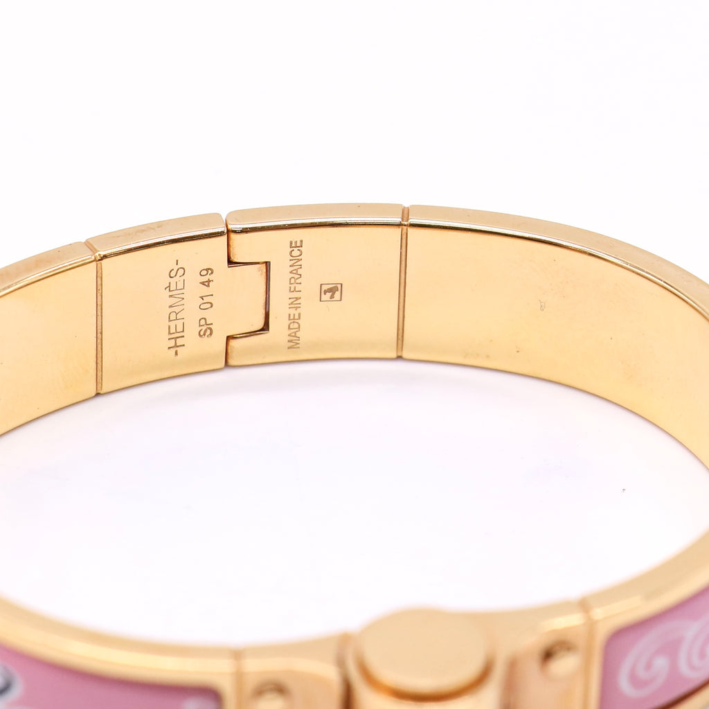 Hermes Grand Apparat hinged bangle Twins LDJ4707