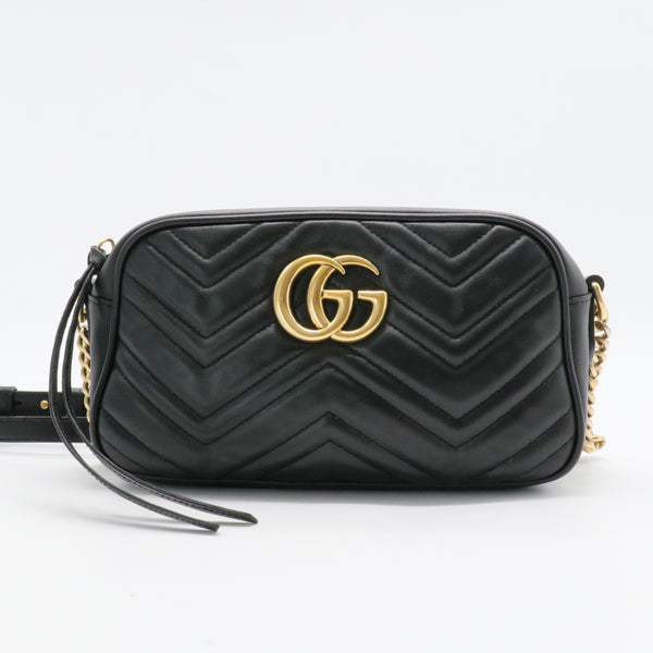 GG Marmont Shoulder Bag Matelasse Leather Small