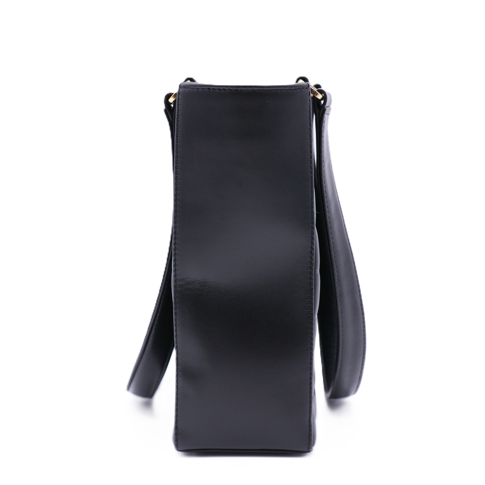 Chocolate Bar CC Tote Quilted Leather Small