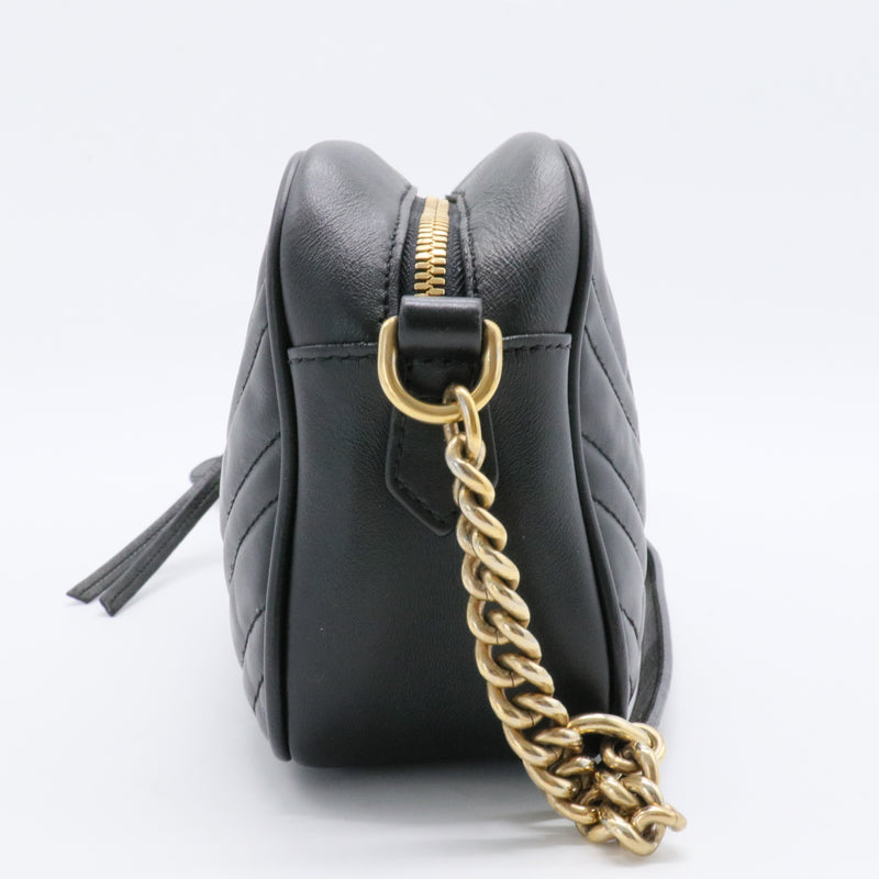 GG Marmont Shoulder Bag Matelasse Leather Small