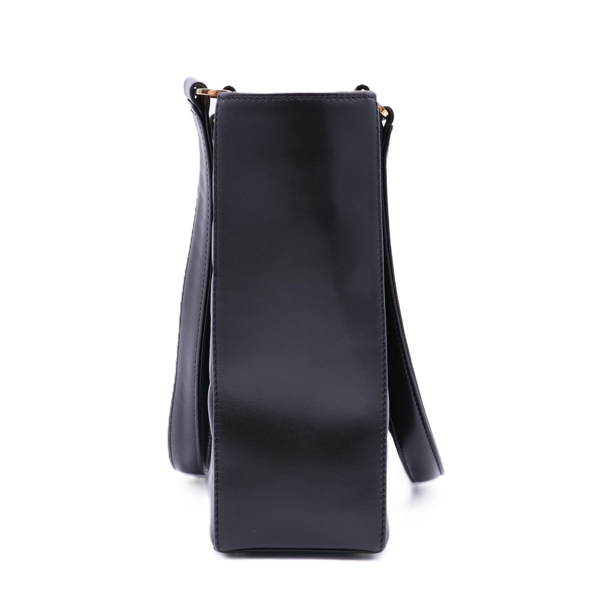 Chocolate Bar CC Tote Quilted Leather Small