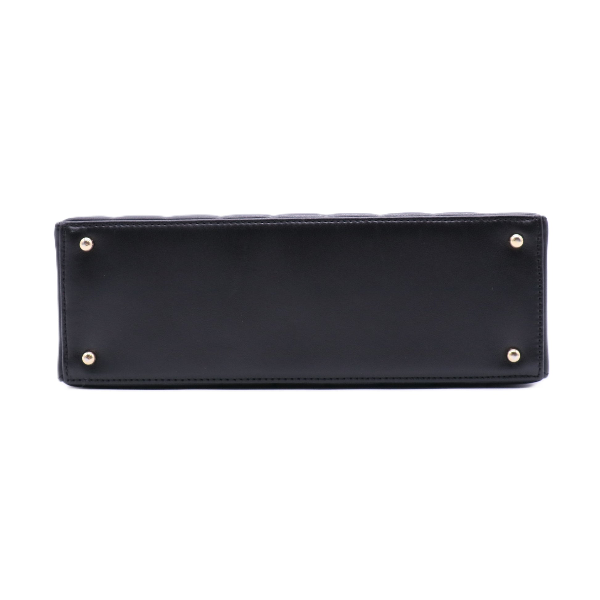 Chocolate Bar CC Tote Quilted Leather Small