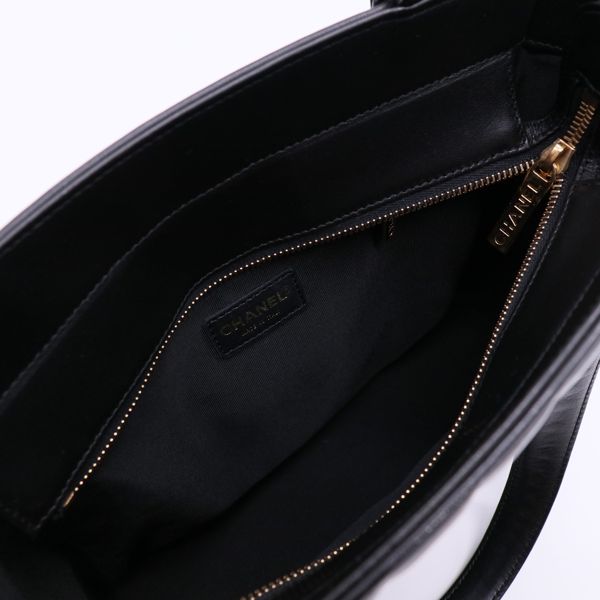 Chocolate Bar CC Tote Quilted Leather Small