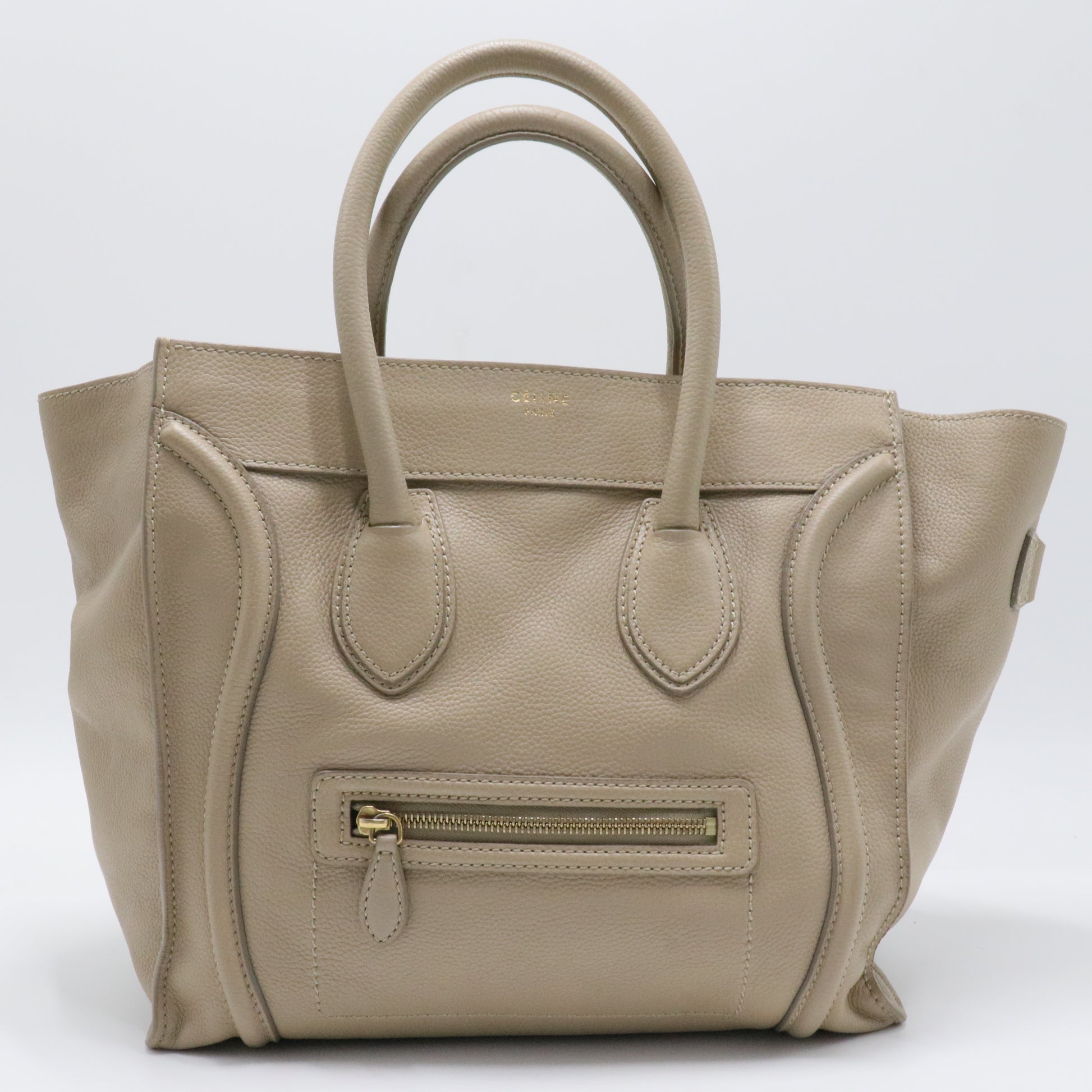 Luggage Bag Grainy Leather Mini