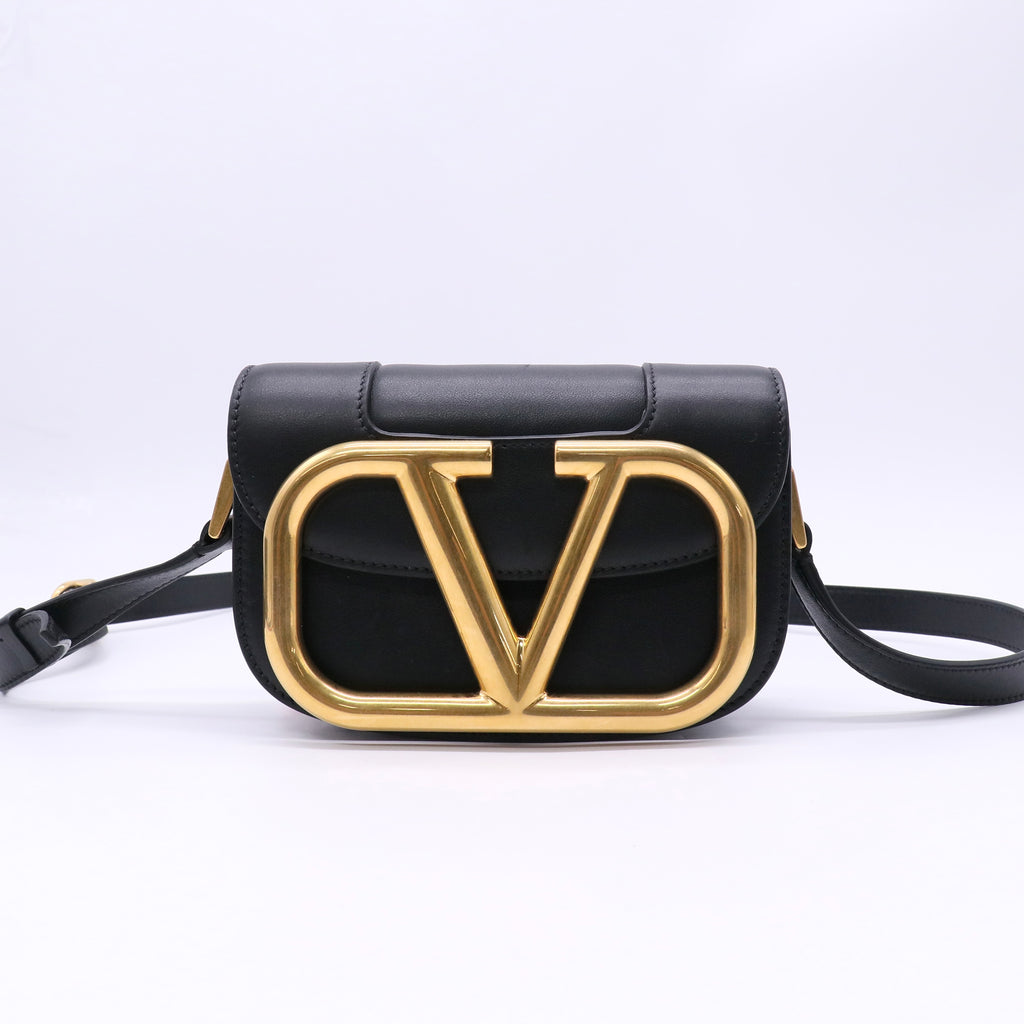 Valentino Garavani Supervee Crossbody Bag Leather Small Twins LDJ4715