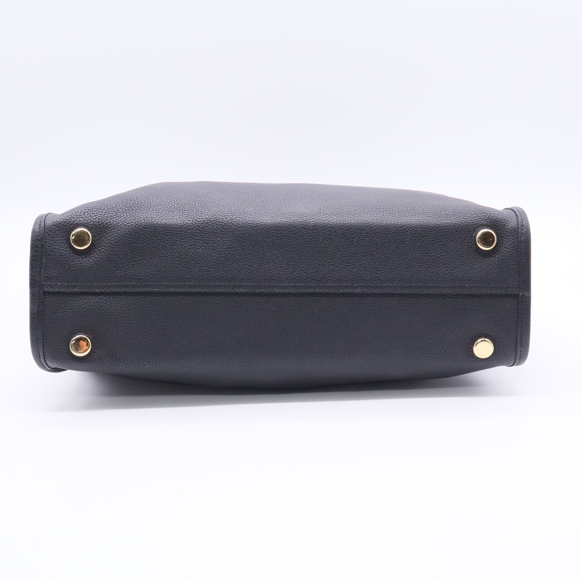 Logo Tote Embossed Leather Large Twins LDJ2490