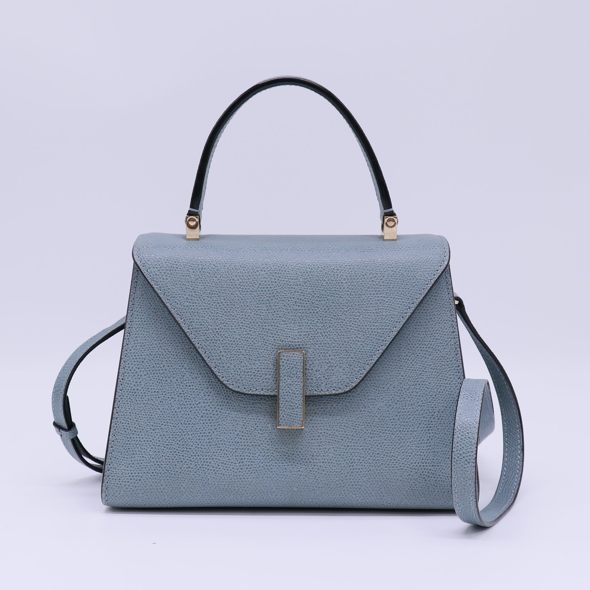 Valextra Iside bag in a blue leather
