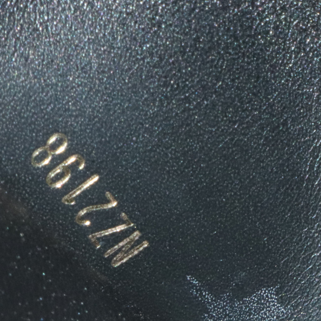 Louis Vuitton Calfskin New Wave Compact Wallet Black W21137