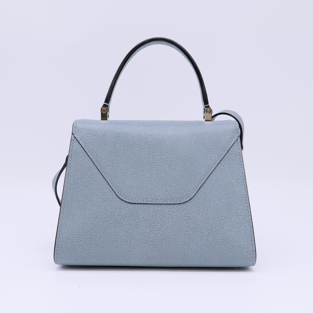 Valextra Iside bag in a blue leather