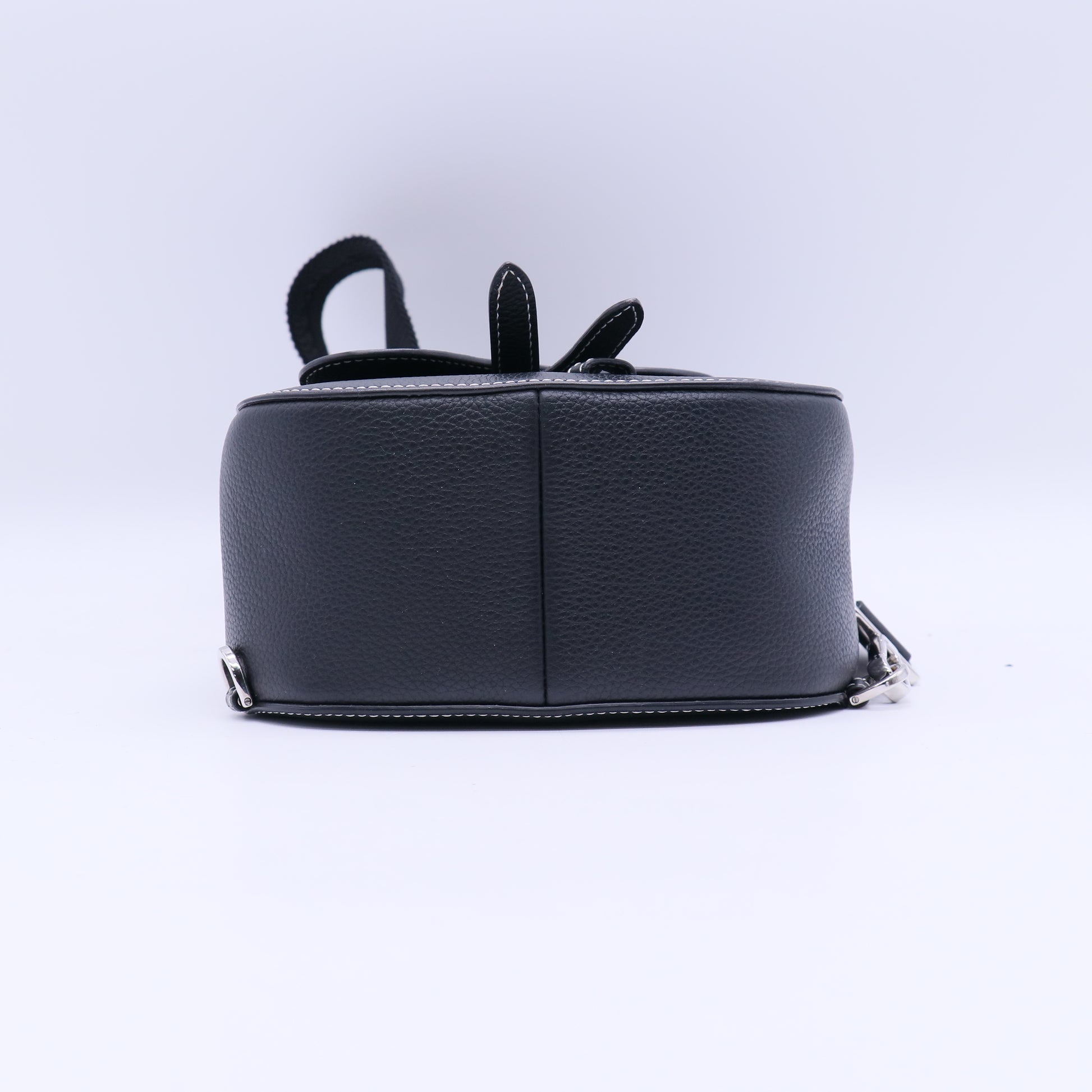 Christian Dior Grained Calfskin Mini Gallop Sling Bag Black Twins LDJ3862