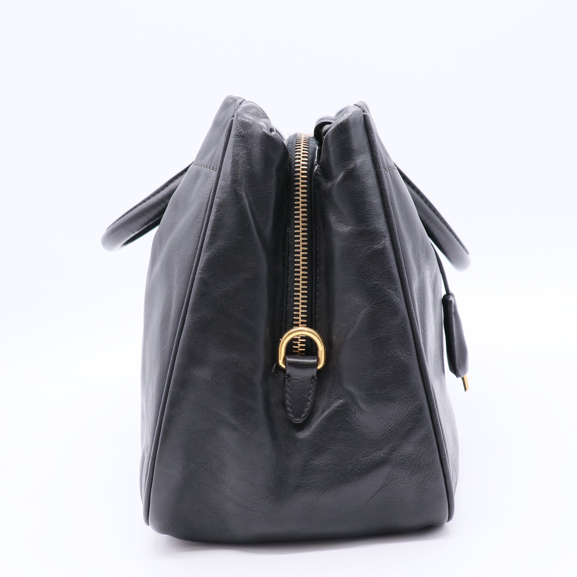 Bow Leather Two-way Bag twins