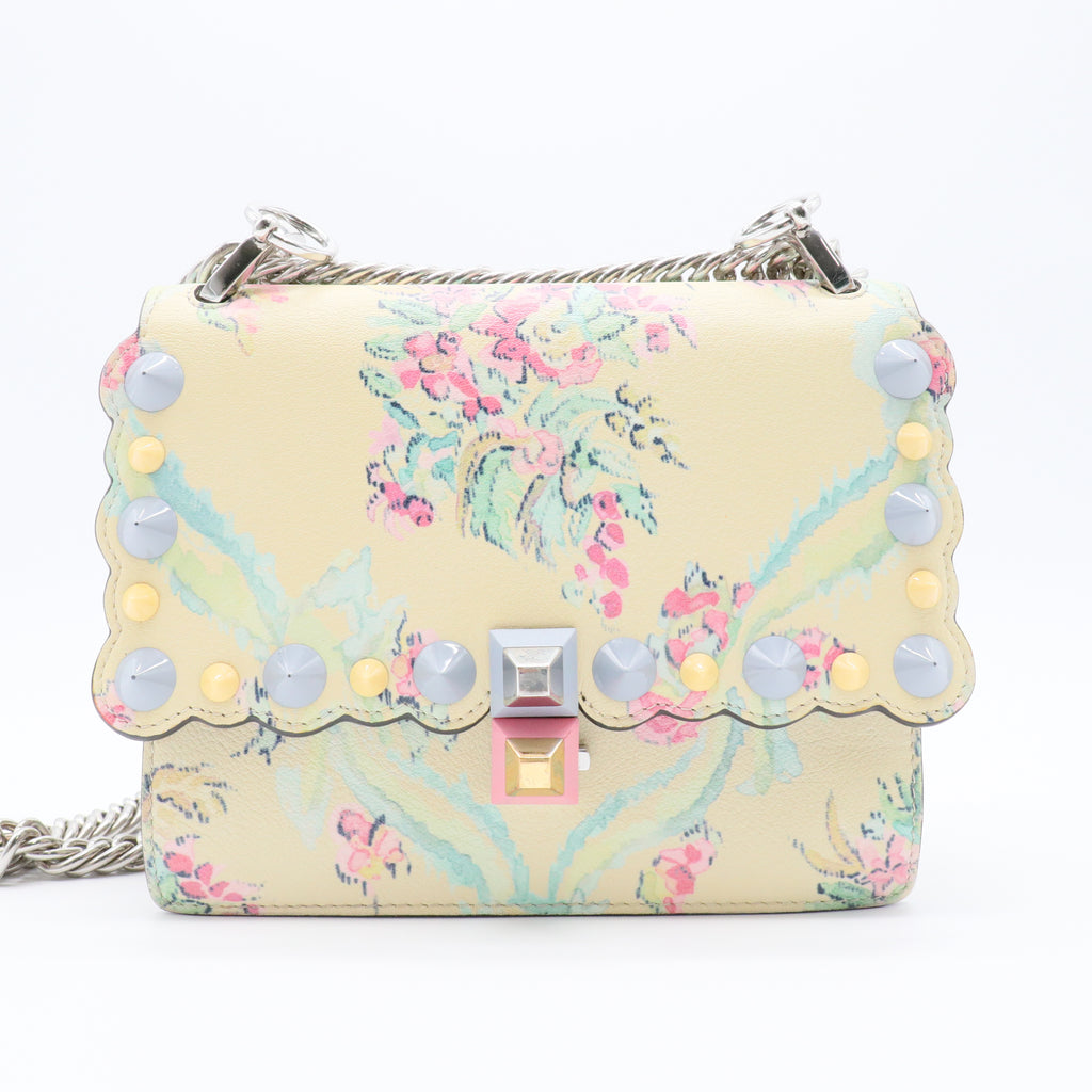 Kan I Bag Studded Printed Leather Small