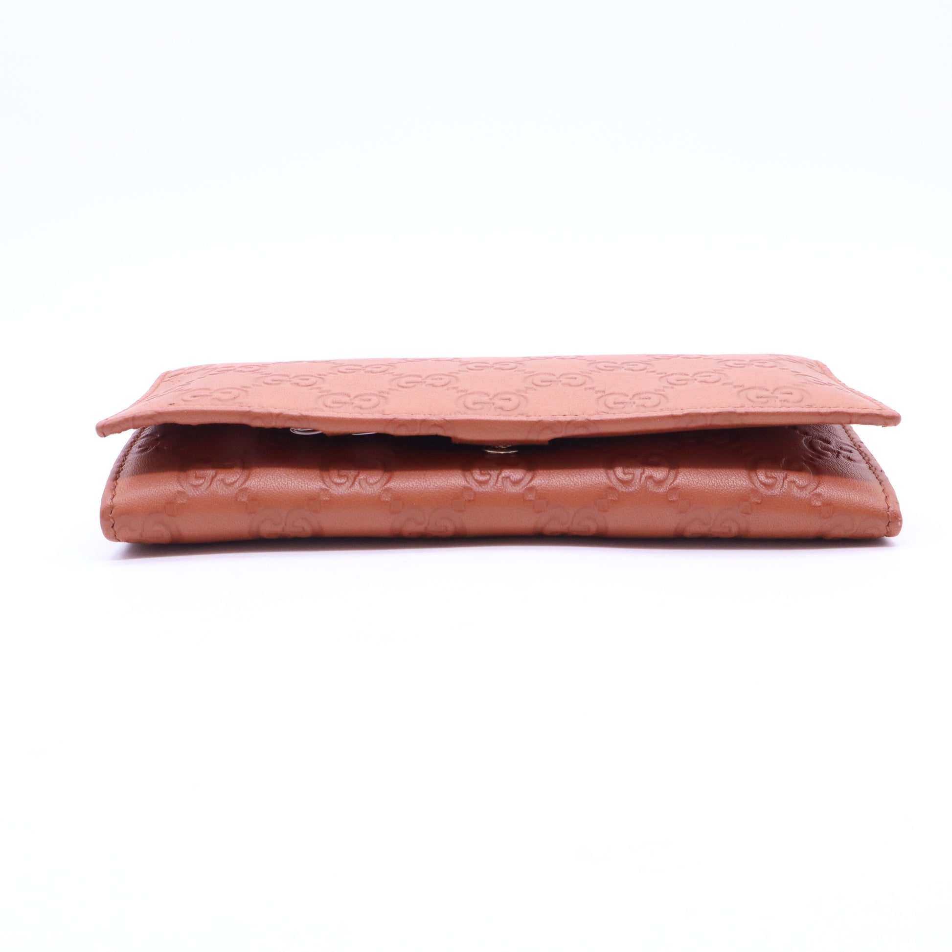 Gucci Guccissima Leather Flap Continental Wallet W21048