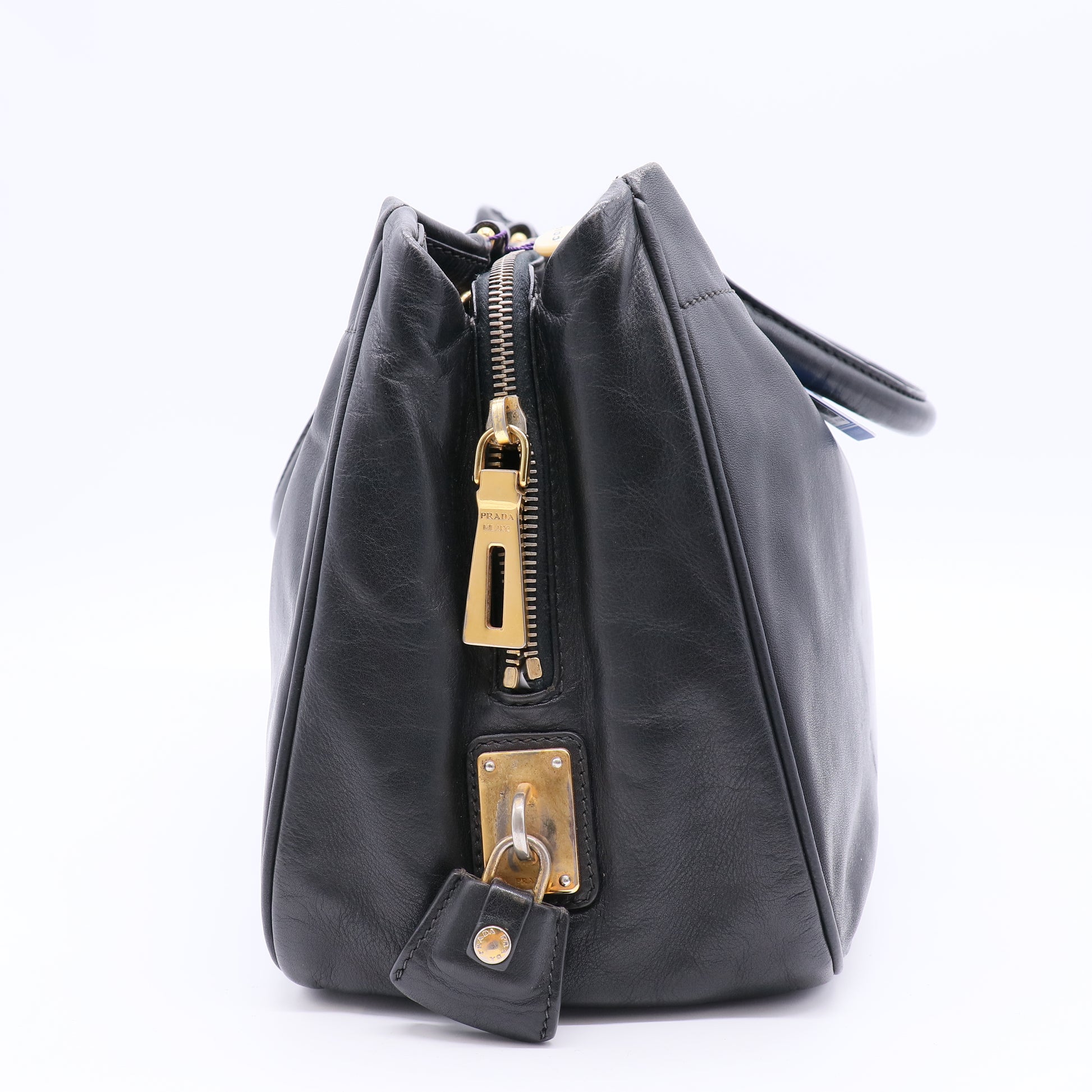 Bow Leather Two-way Bag twins