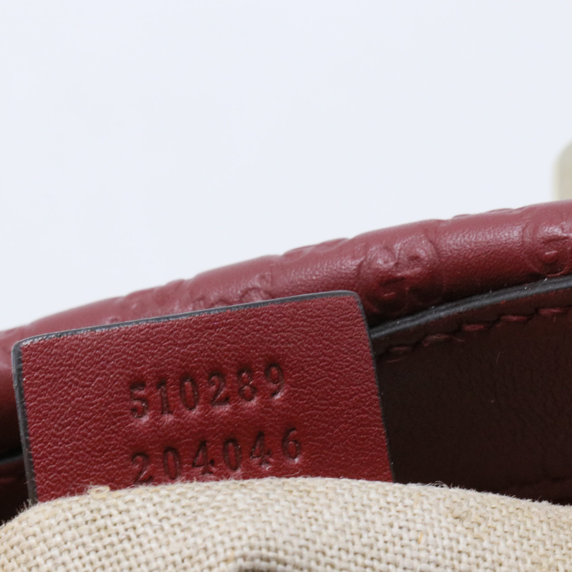 Gucci Red Microguccissima Leather Small Boston Bag