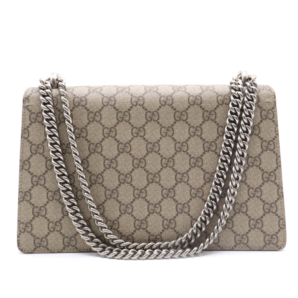 Dionysus Bag GG Coated Canvas and Leather Small Gisel
