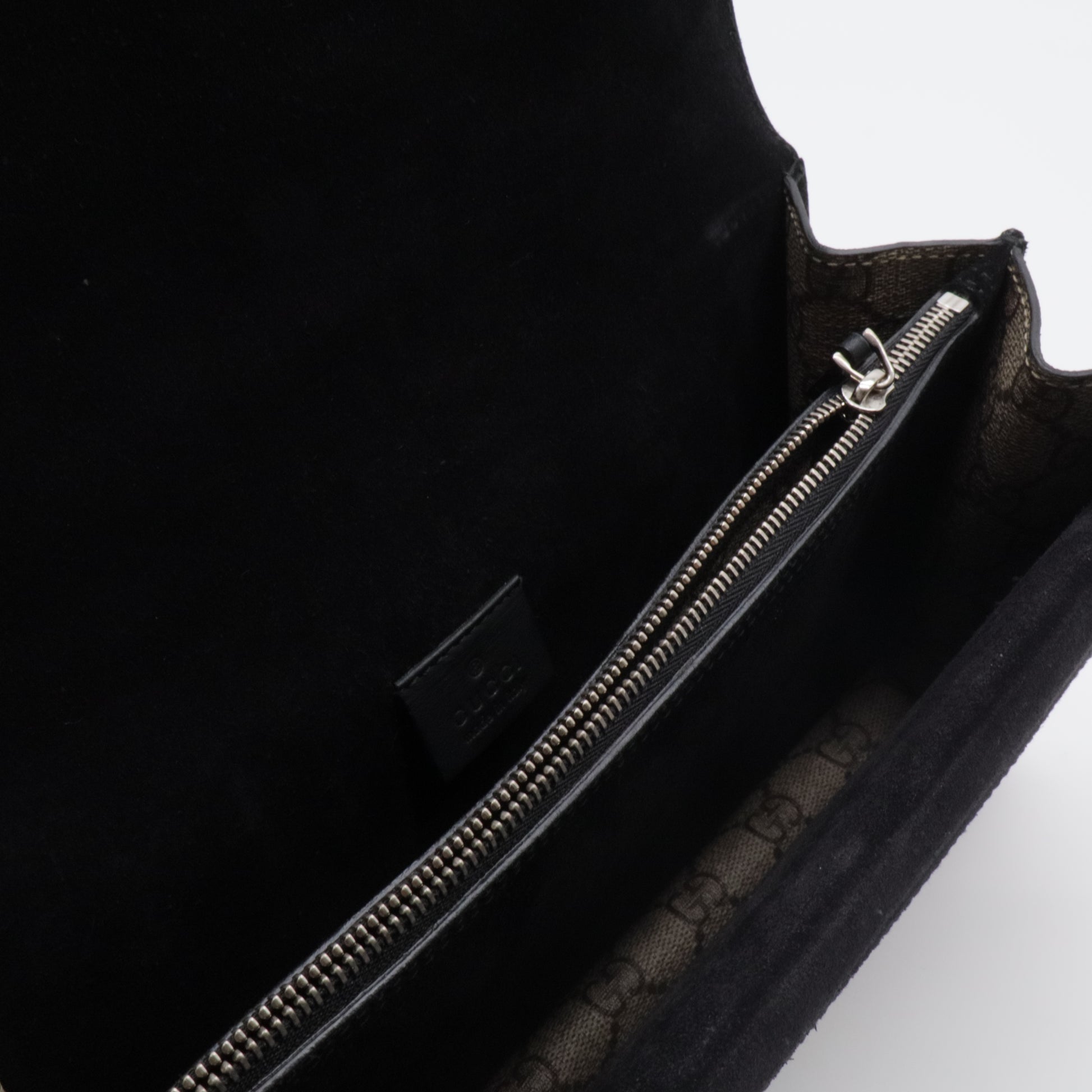 Dionysus Bag GG Coated Canvas and Leather Small Gisel