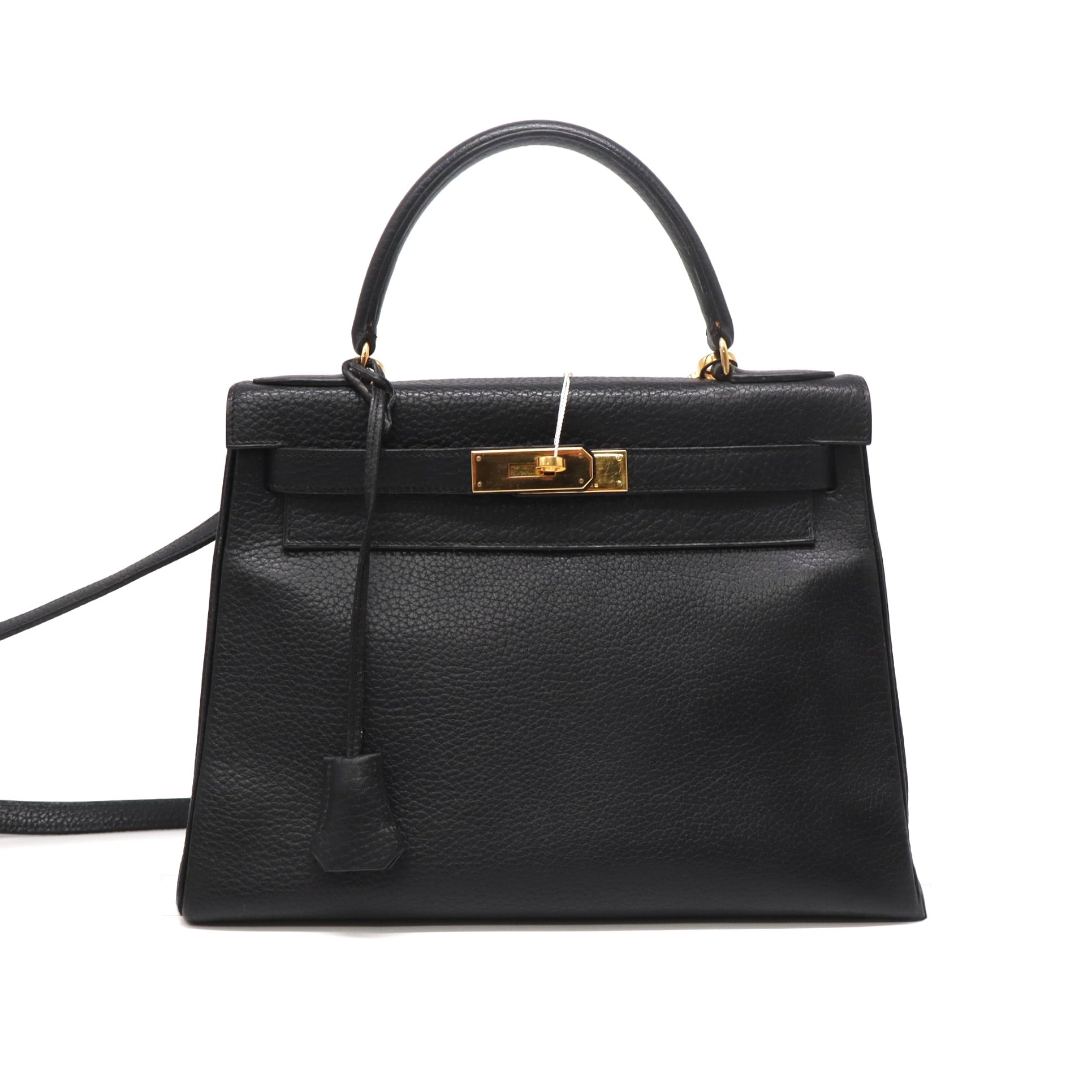 Hermes Togo Kelly Retourne 28 Black LDJ4783 twins