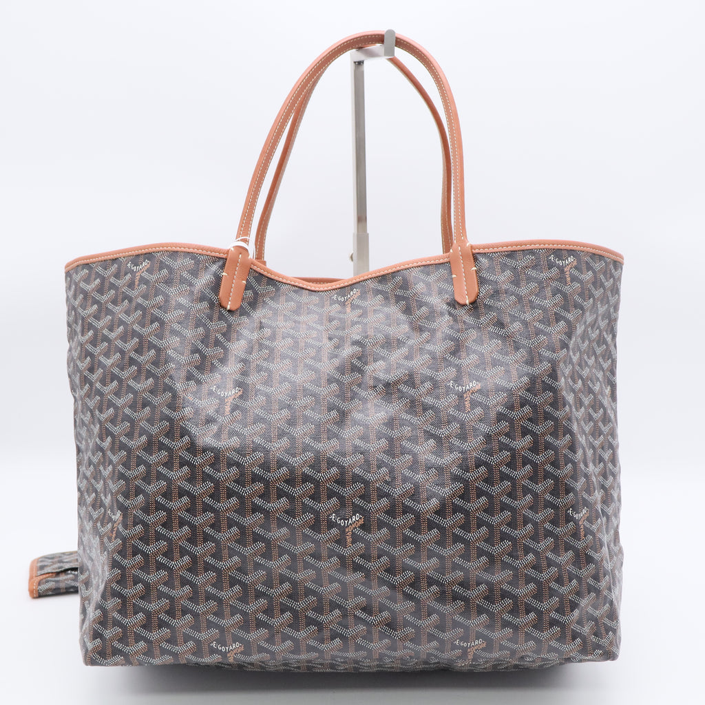 Goyard Saint Louis Tote classic Black & Tan (Noir/Naturel) colorway Bags Twins LDJ3211
