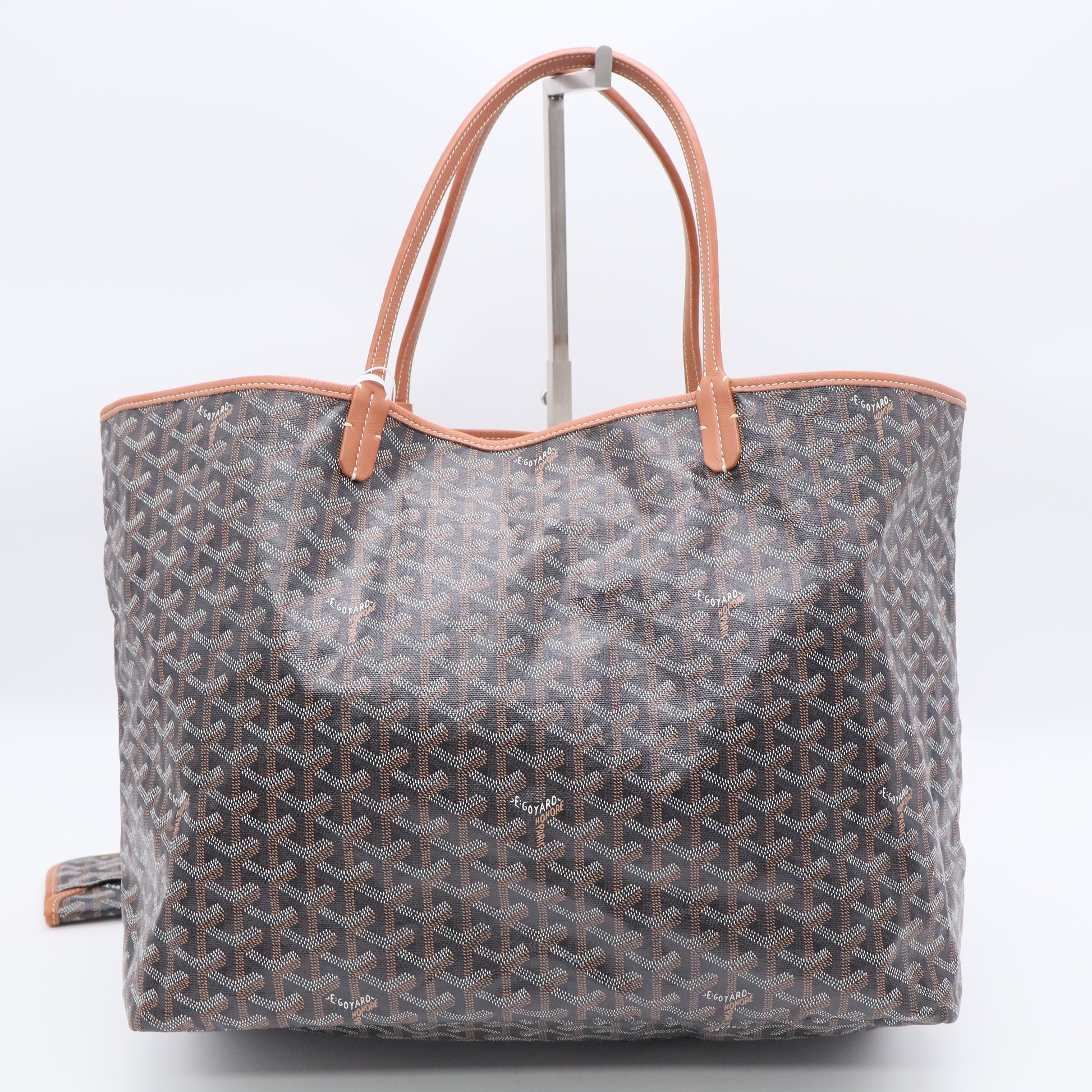 Goyard Saint Louis Tote classic Black & Tan (Noir/Naturel) colorway Bags Twins LDJ3211