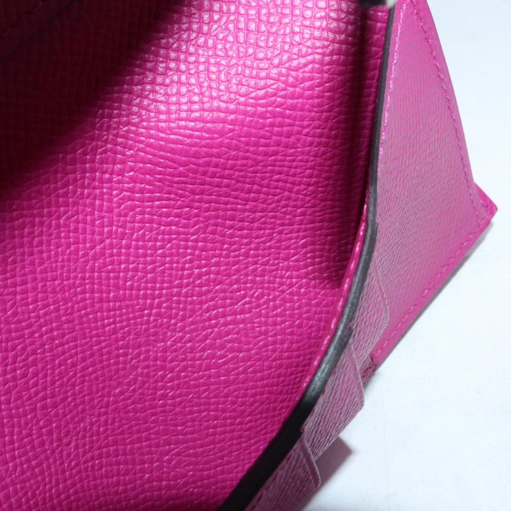 Kelly Wallet Medium Epsom Rose Pourpre PHW W21090
