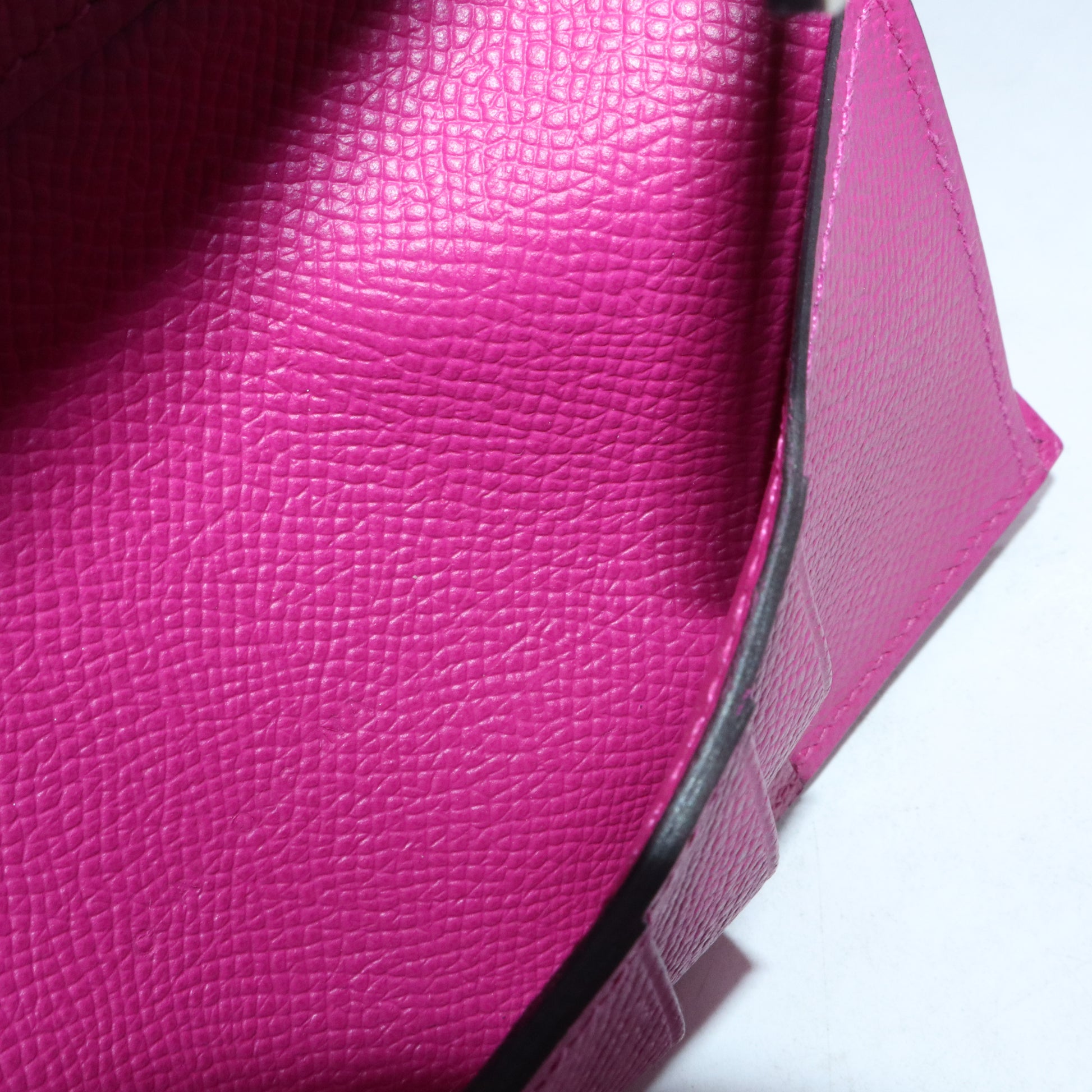 Kelly Wallet Medium Epsom Rose Pourpre PHW W21090
