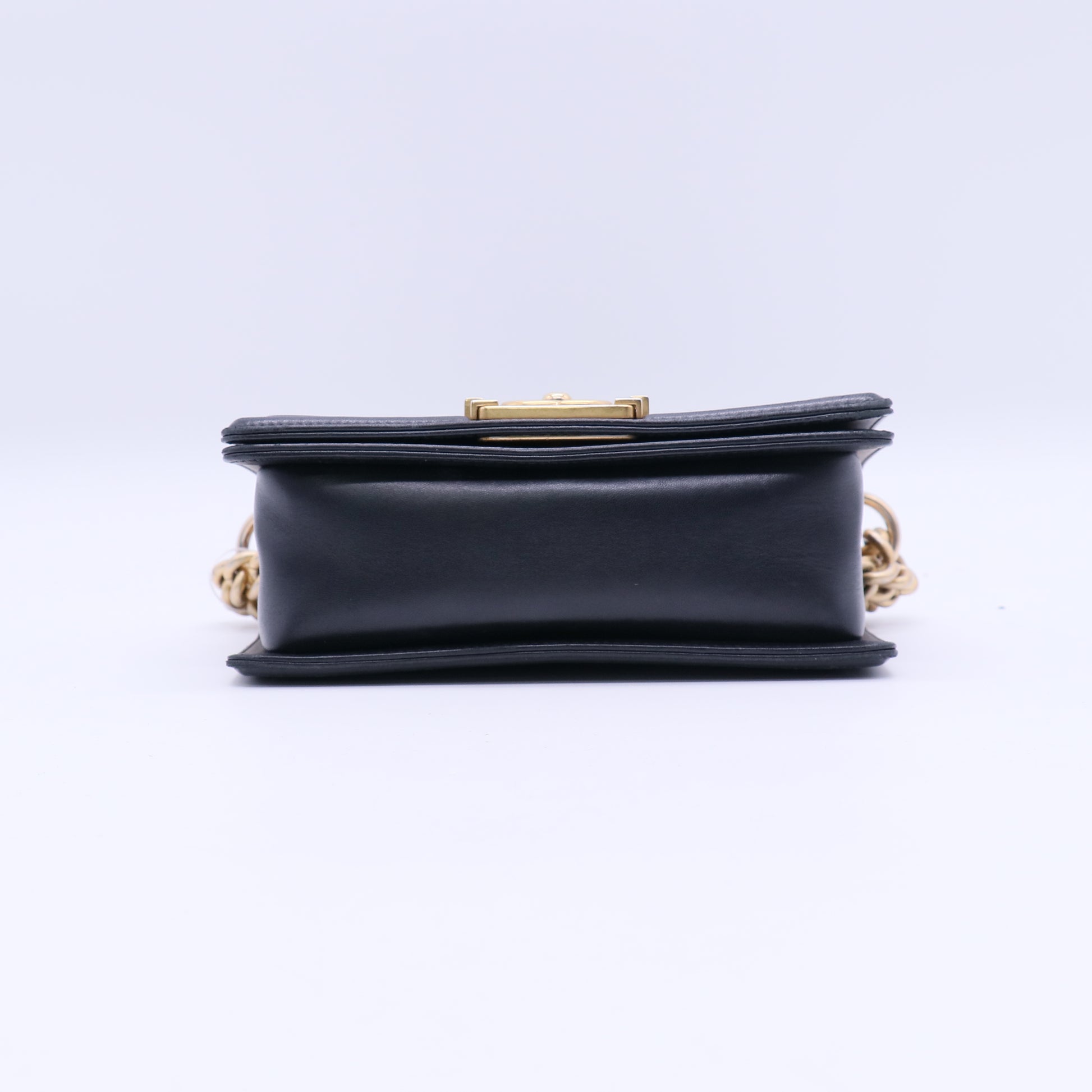 Chanel Lambskin Quilted Small Boy Flap Black Twins LDJ3857