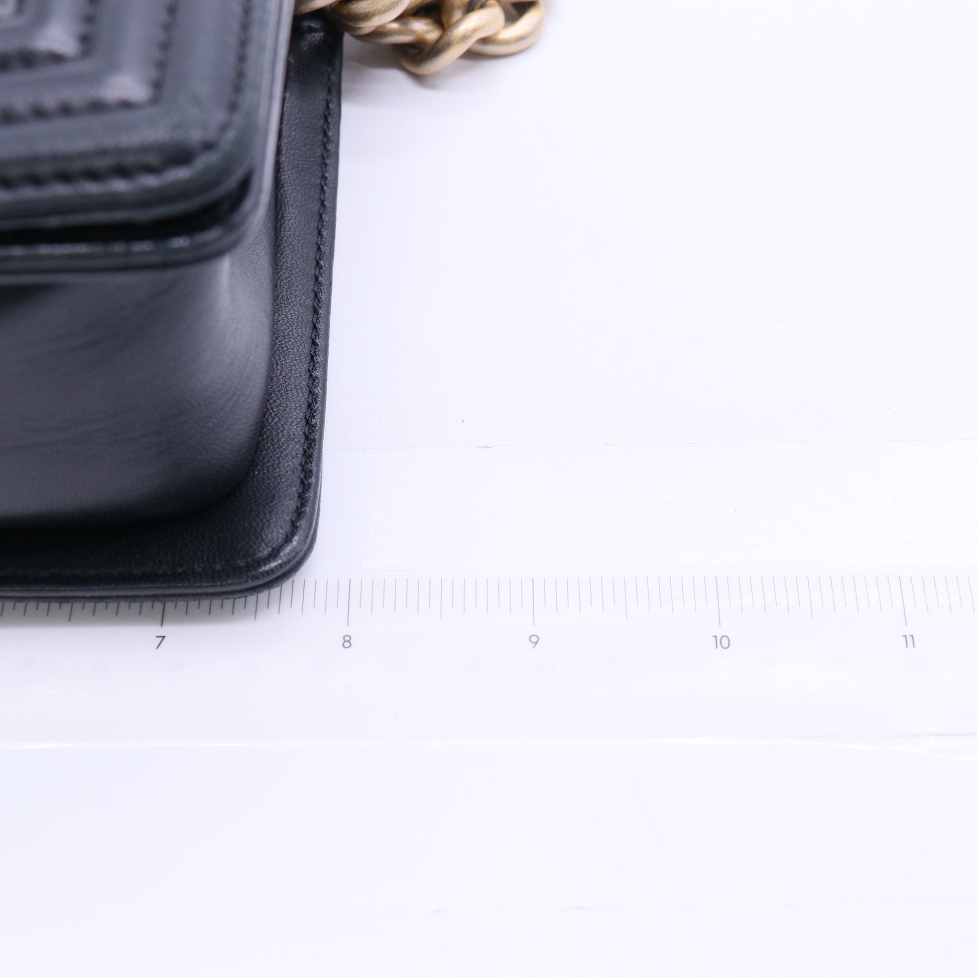 Chanel Lambskin Quilted Small Boy Flap Black Twins LDJ3857