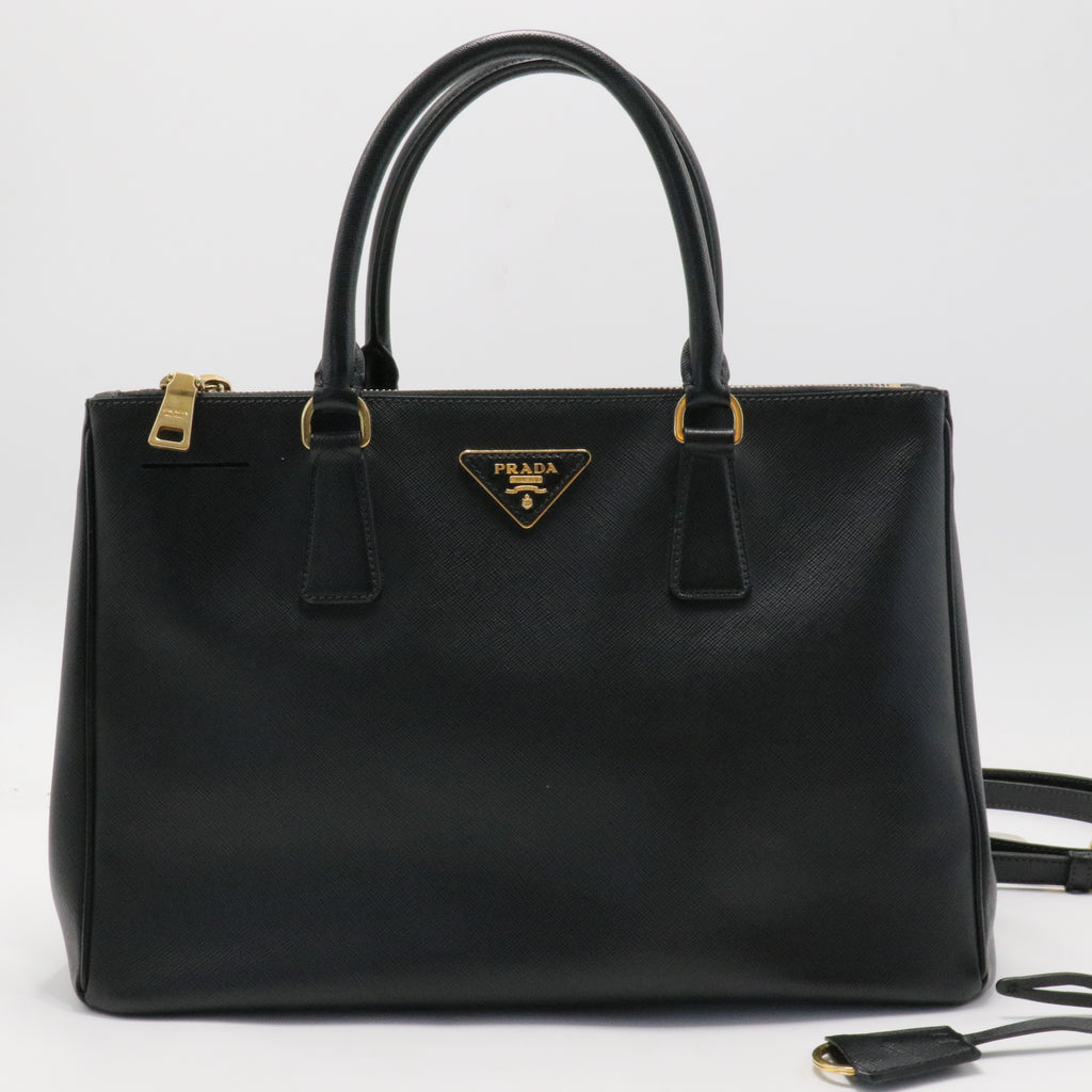 Saffiano Large Galleria Double Zip Tote