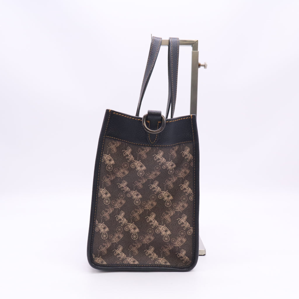 Coach Field Tote 30 with Horse and Carriage Print B24166