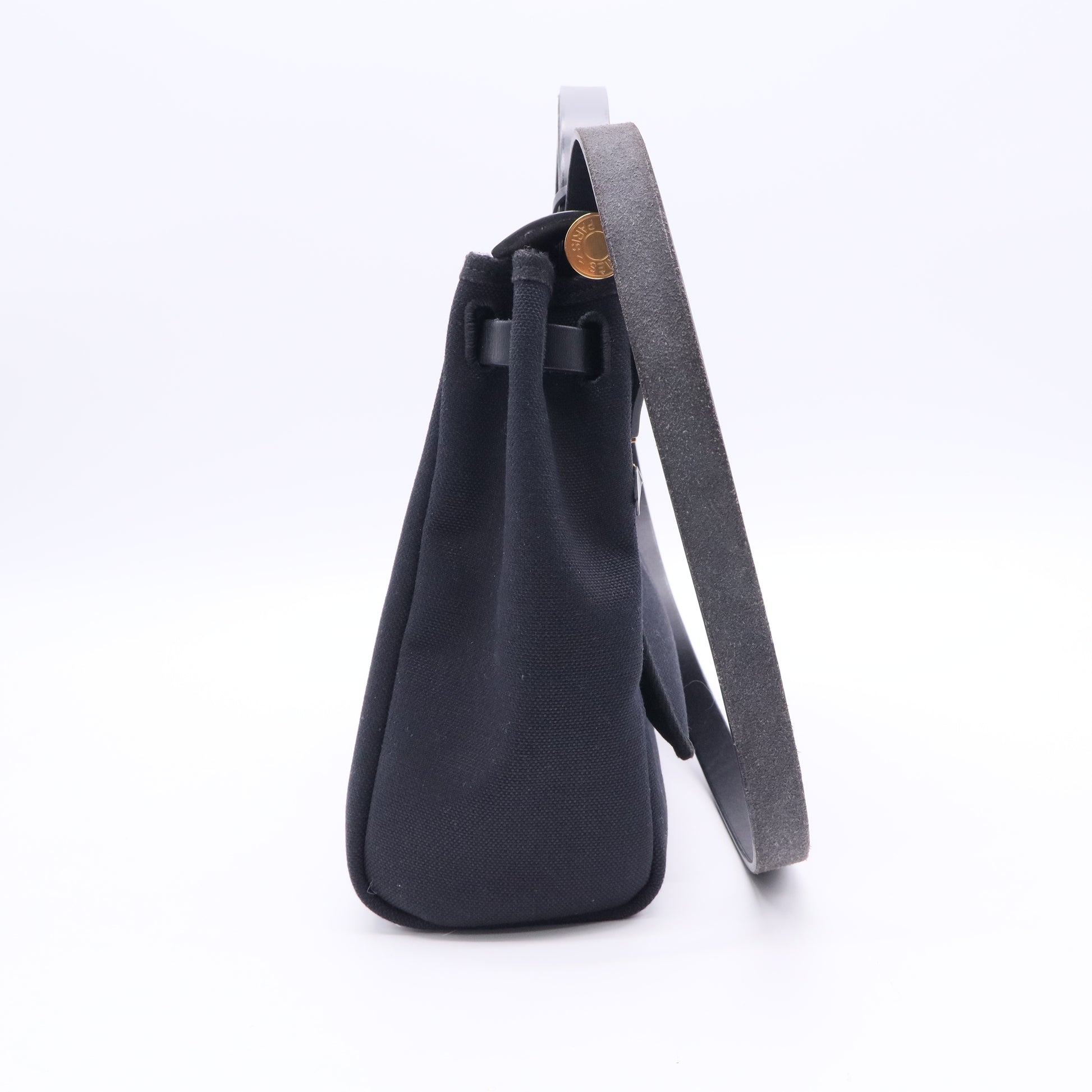 Hermès Herbag Zip Leather and Toile 31 Twins LDJ2485