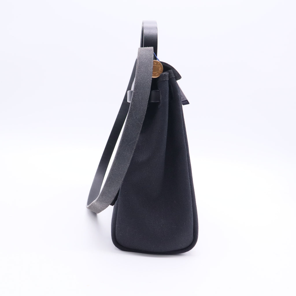 Hermès Herbag Zip Leather and Toile 31 Twins LDJ2485